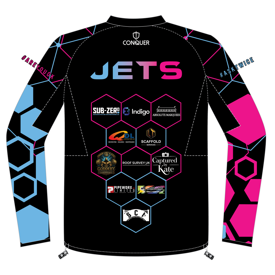 West Wales Jets PRO Windbreaker - Black