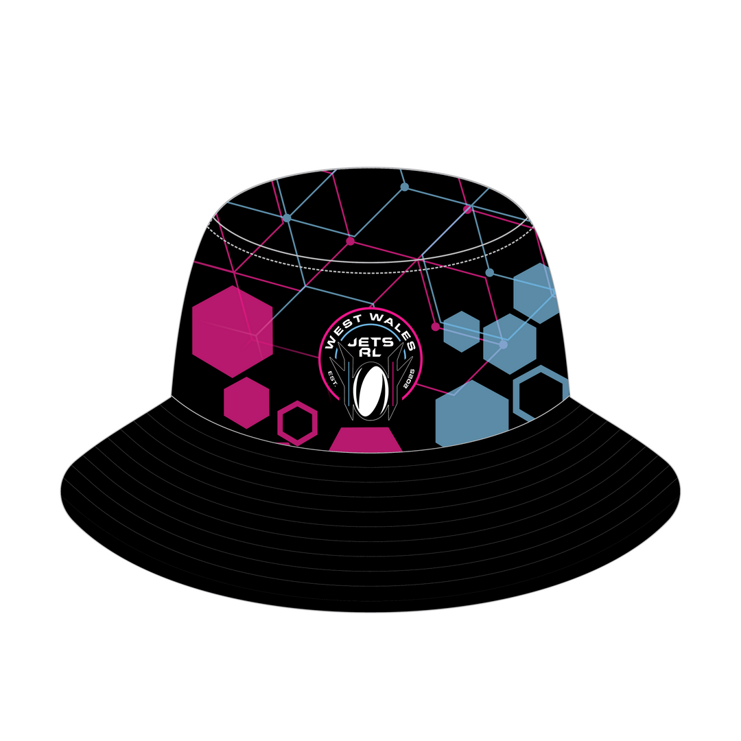 WWJ Reversible Bucket Hat KIDS - Pink & Black