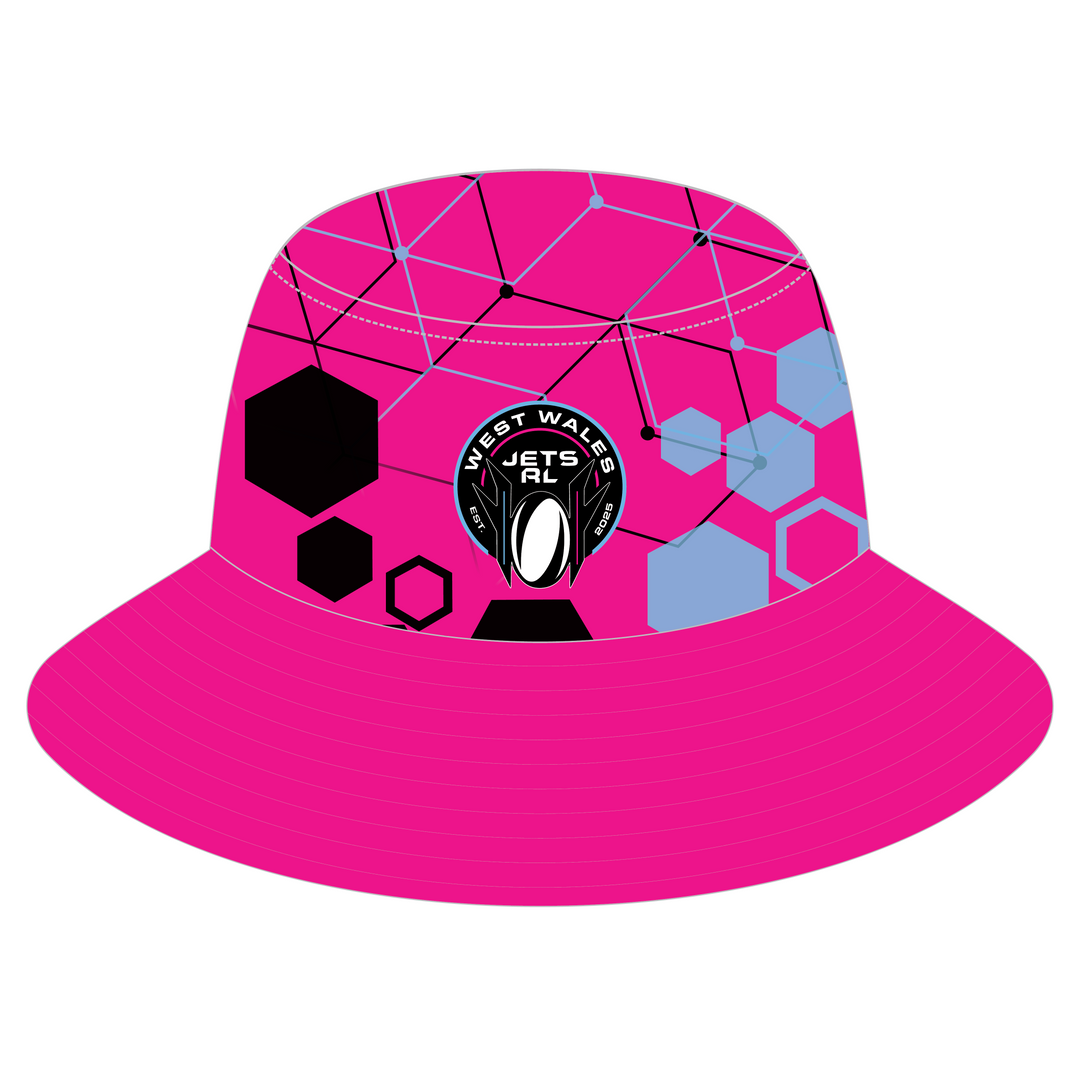 WWJ Reversible Bucket Hat ADULT - Pink & Black