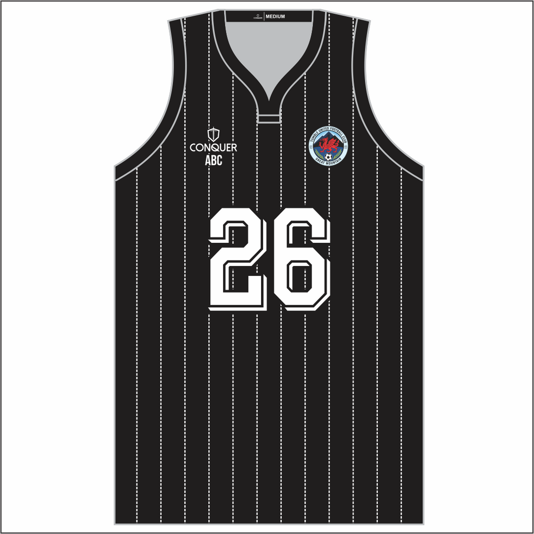 Tumble Colts Sublimated Basketball Vest - Striped