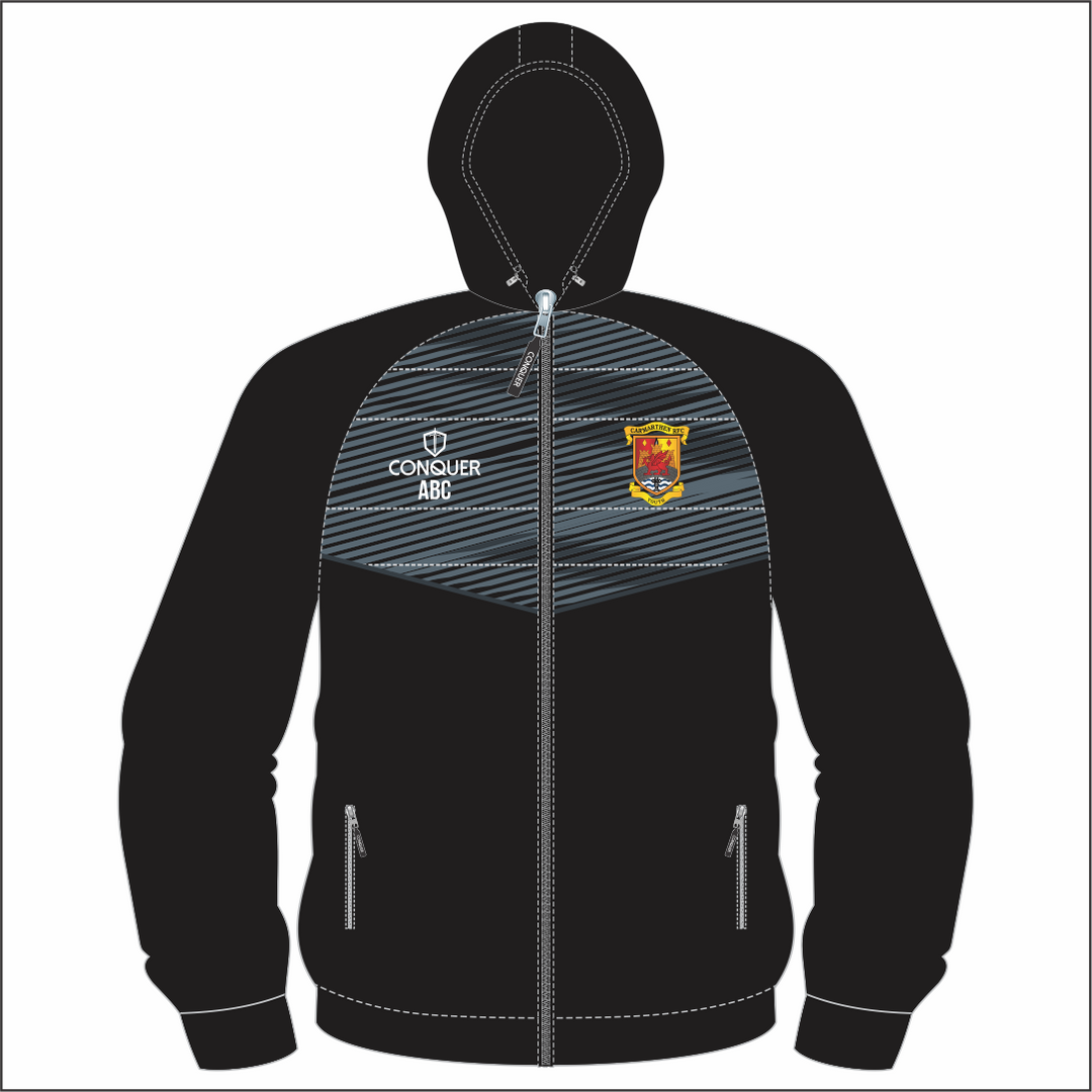 Carmarthen Quins RFC 26/27 Full Zip Hybrid Hoodie KIDS