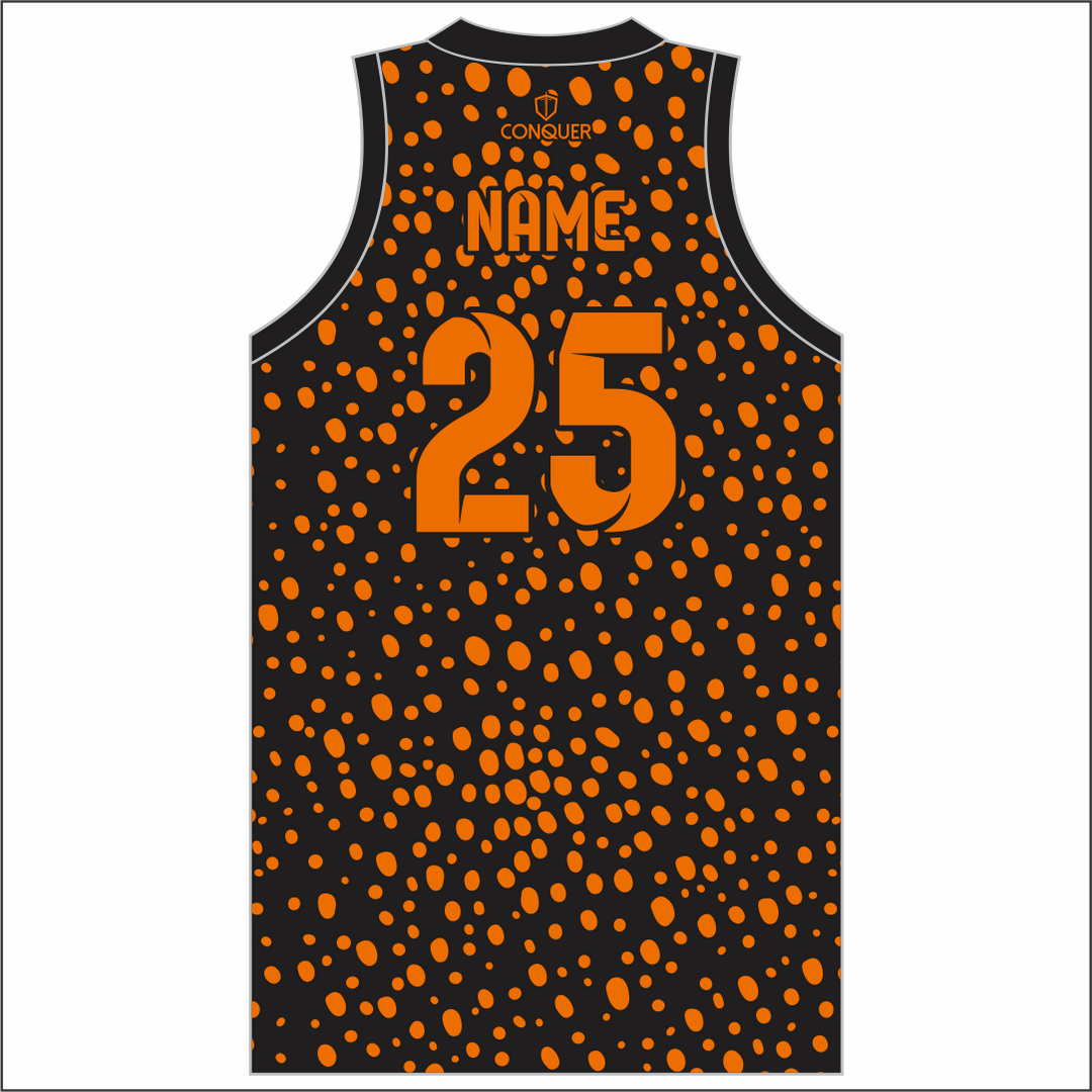Cheetahs Invitational Sublimated Basketball Vest KIDS - Cheetah Print