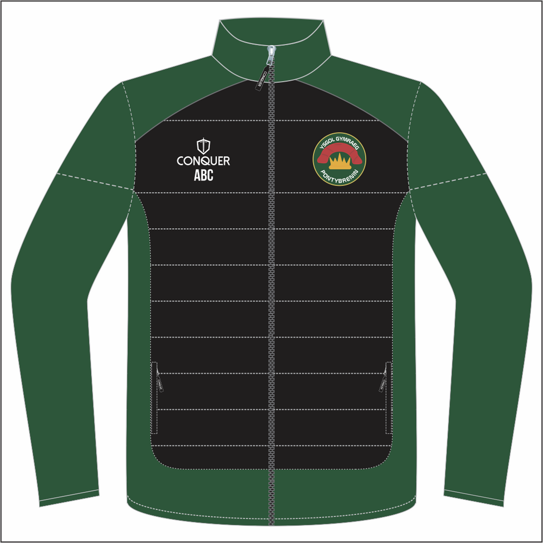 Ysgol Pontybrenin Full Zip Hybrid Track Jacket