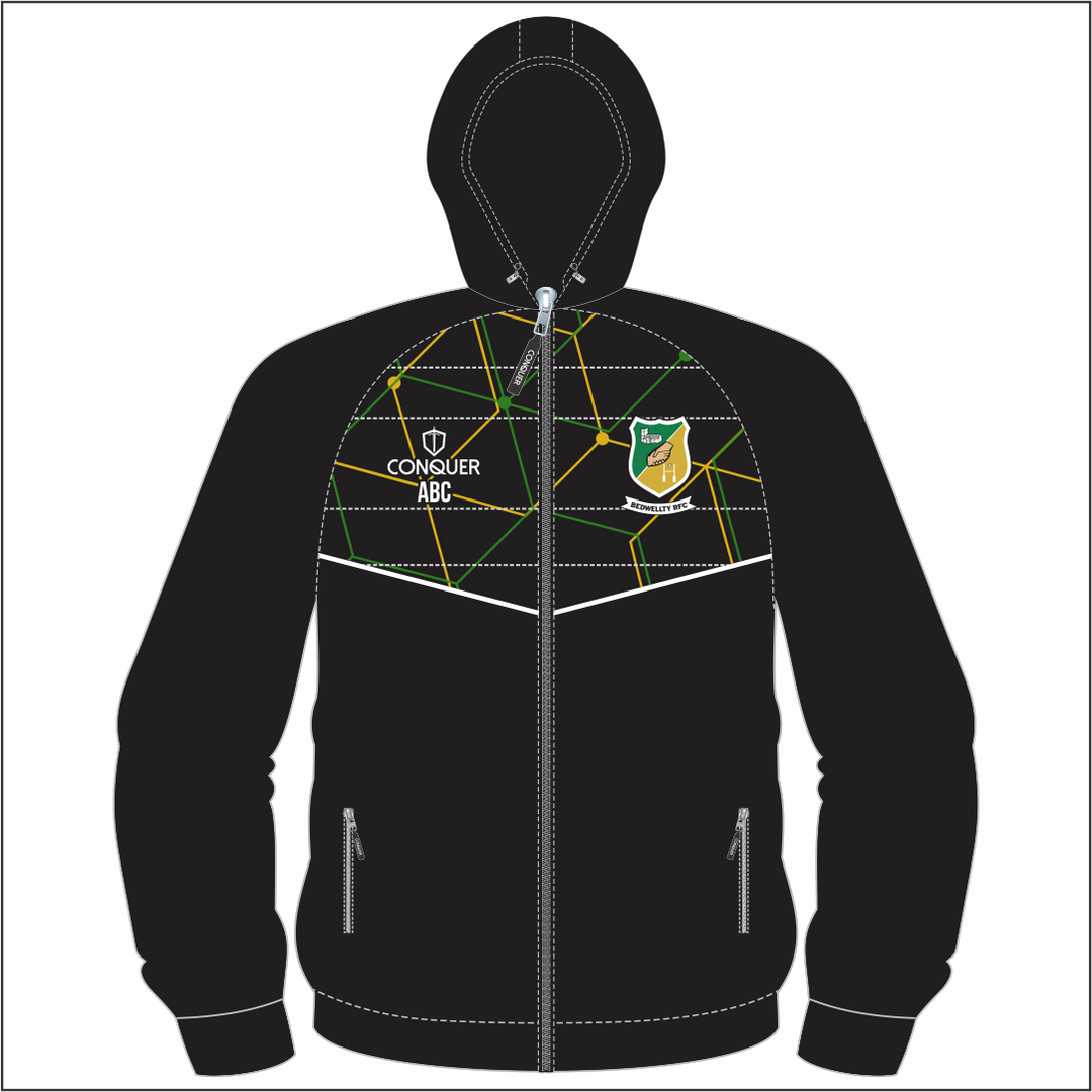 Bedwellty RFC Full Zip Hybrid Hoodie KIDS