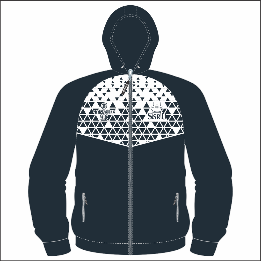 SSRU U16s (Whites EAST) Full Zip Hybrid Hoodie KIDS