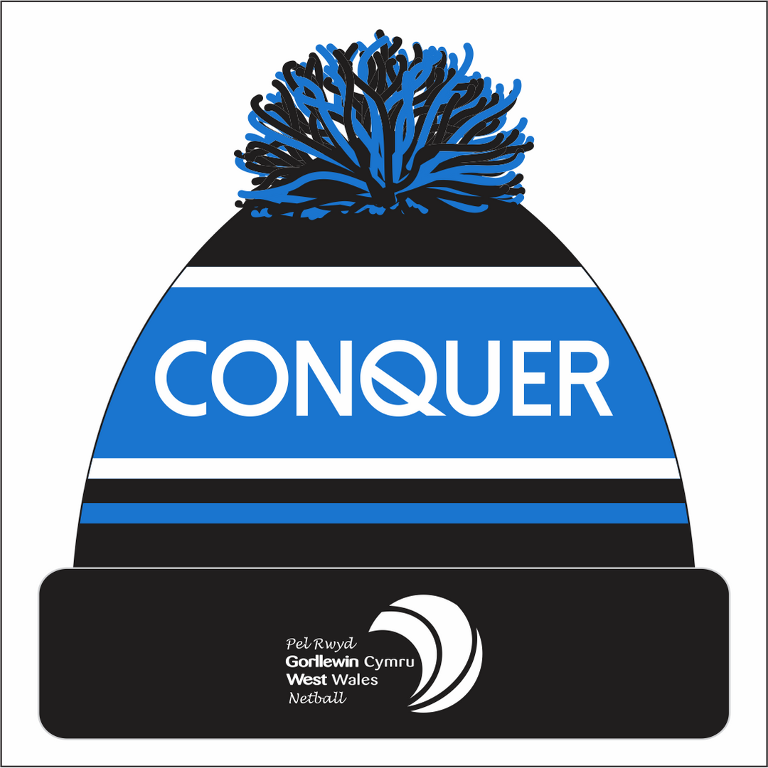 West Wales Netball Bobble Hat