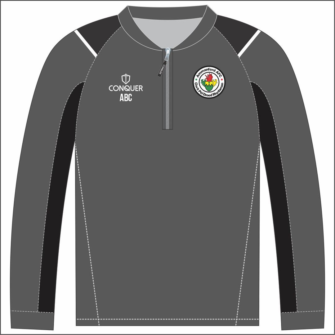 Ammanford AFC Senior PRO 1/4 Zip Midlayer