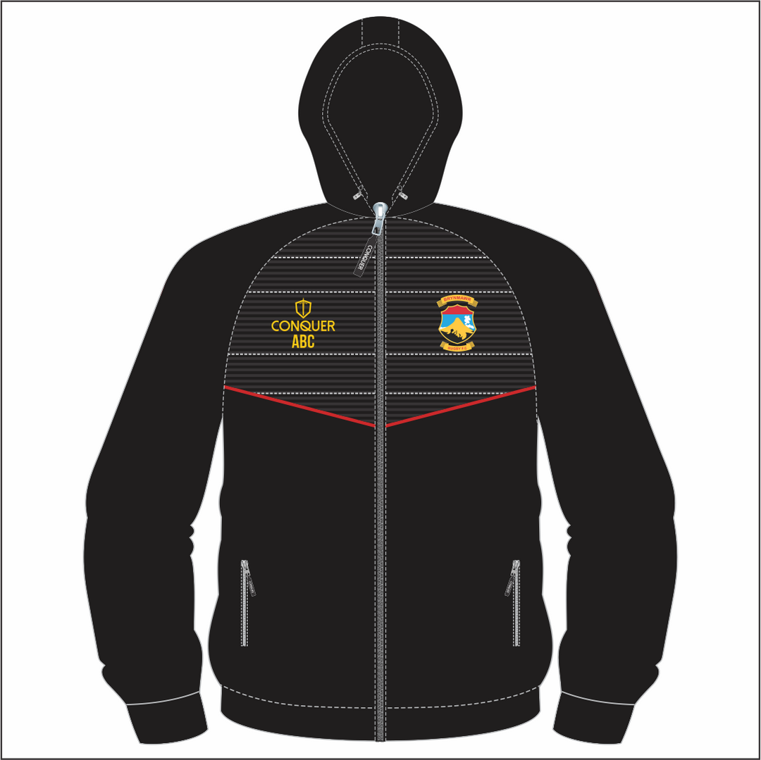 Brynmawr RFC Full Zip Hybrid Hoodie