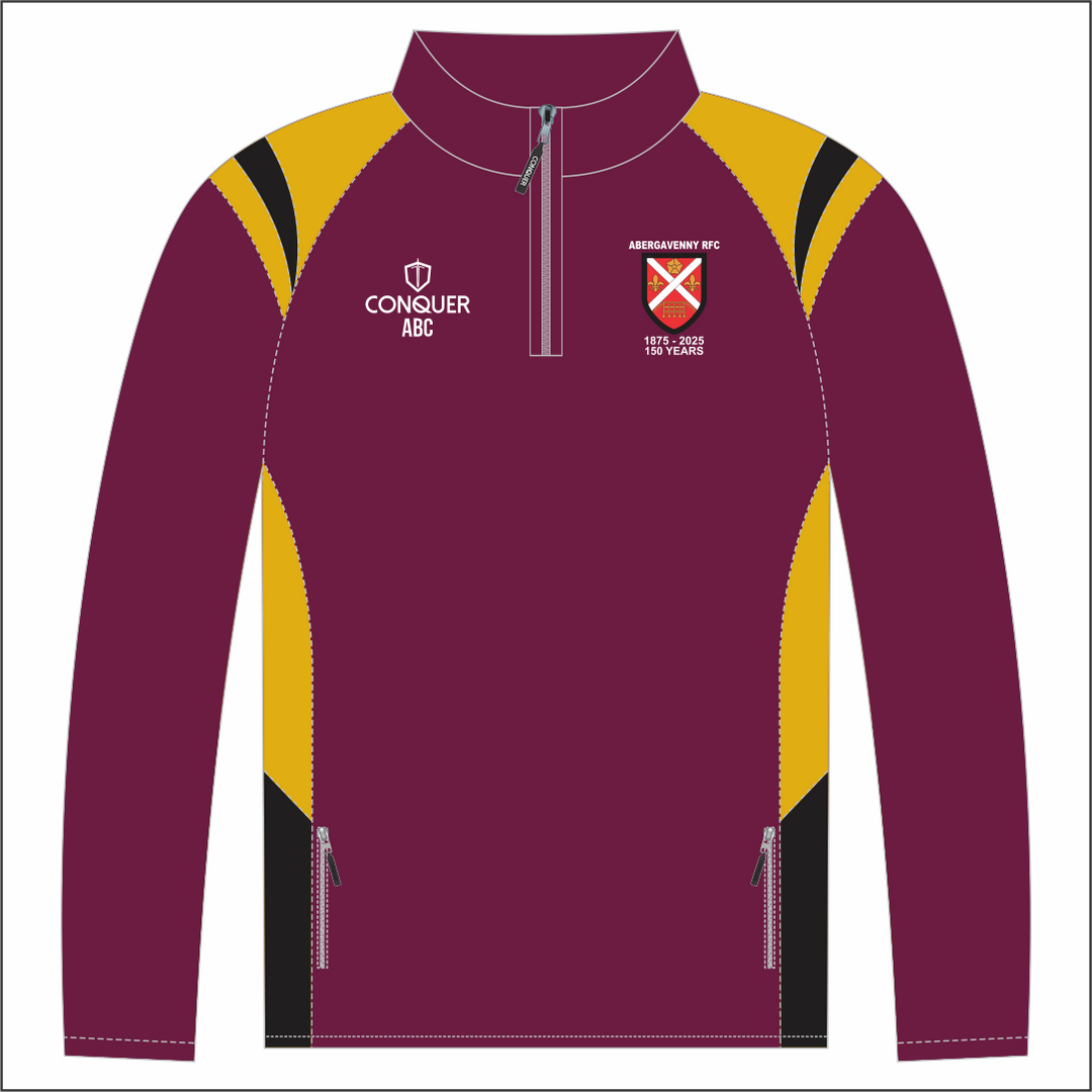 Abergavenny RFC 1/4 Zip Midlayer (Kids)