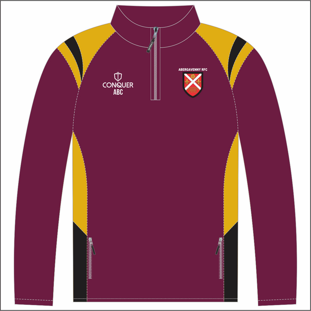 Abergavenny RFC 1/4 Zip Midlayer KIDS