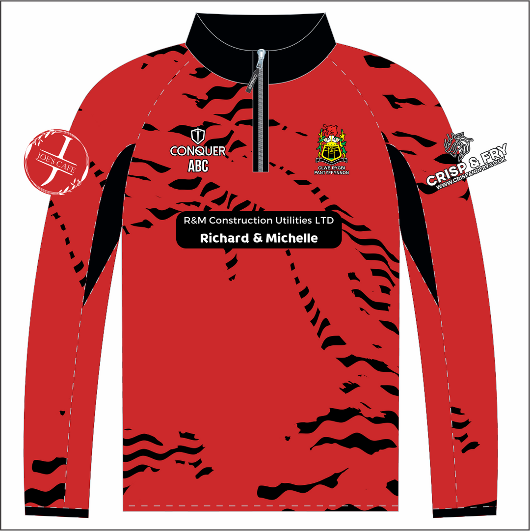 Pantyffynnon RFC PRO 1/4 Zip Midlayer