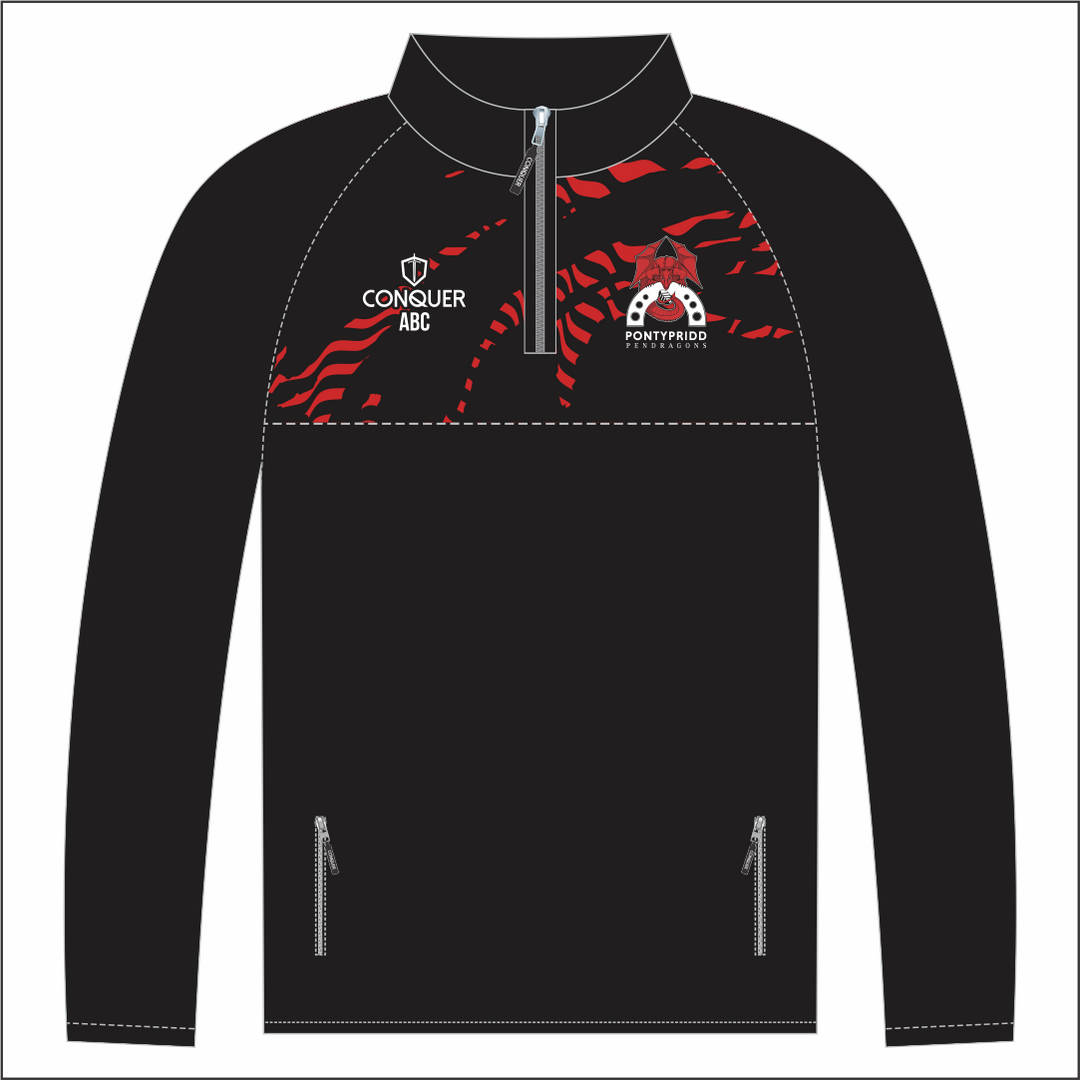 Pontypridd Pendragons 1/4 Zip Midlayer Kids