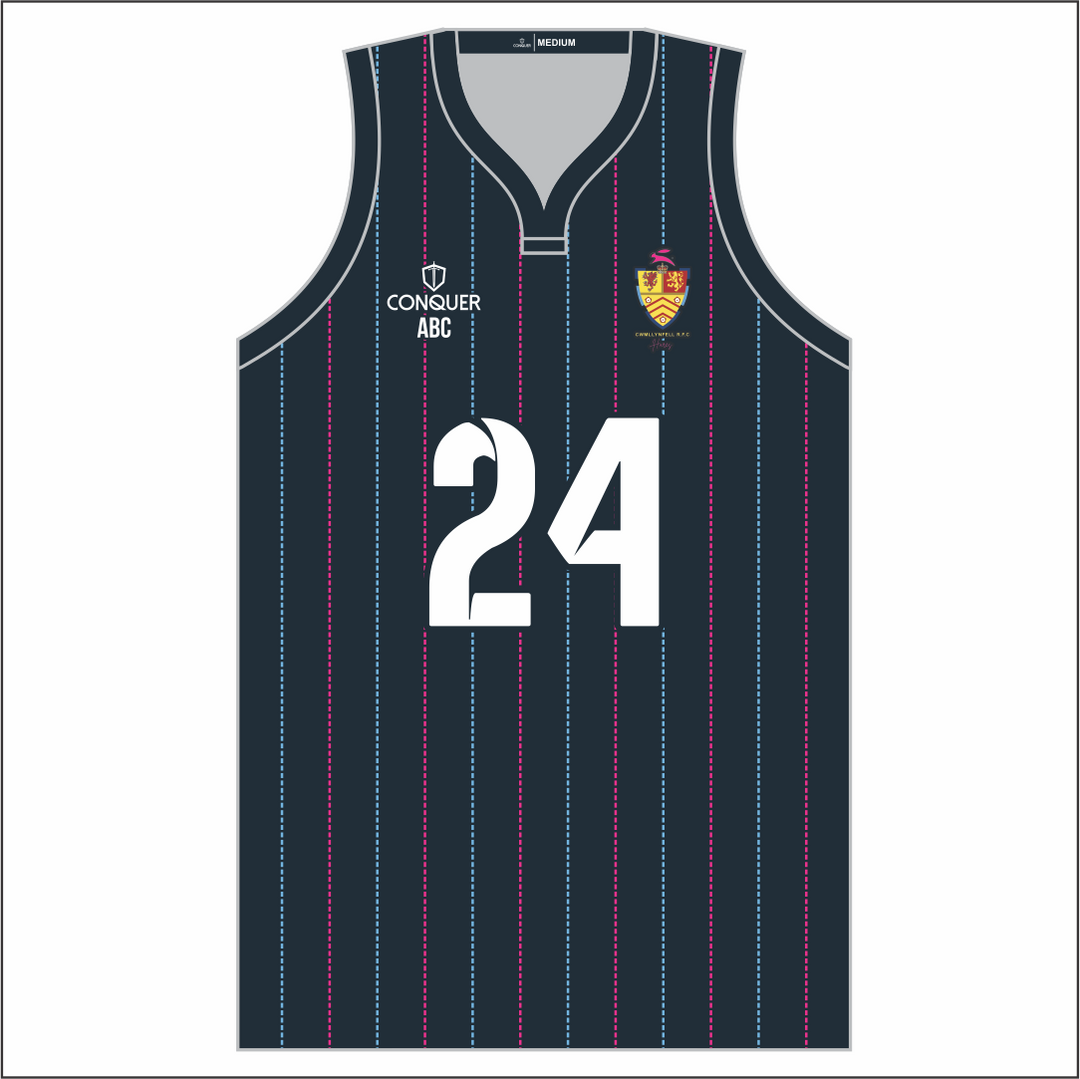 Cwmllynfell RFC Touch Ladies Sublimated Basketball Vest