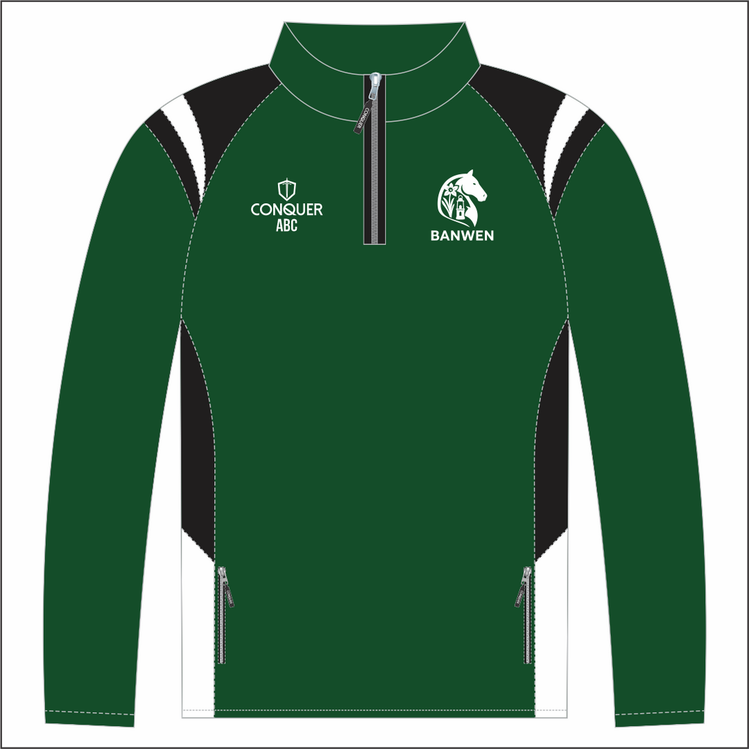 Banwen District Pony Club 1/4 Zip Midlayer Kids