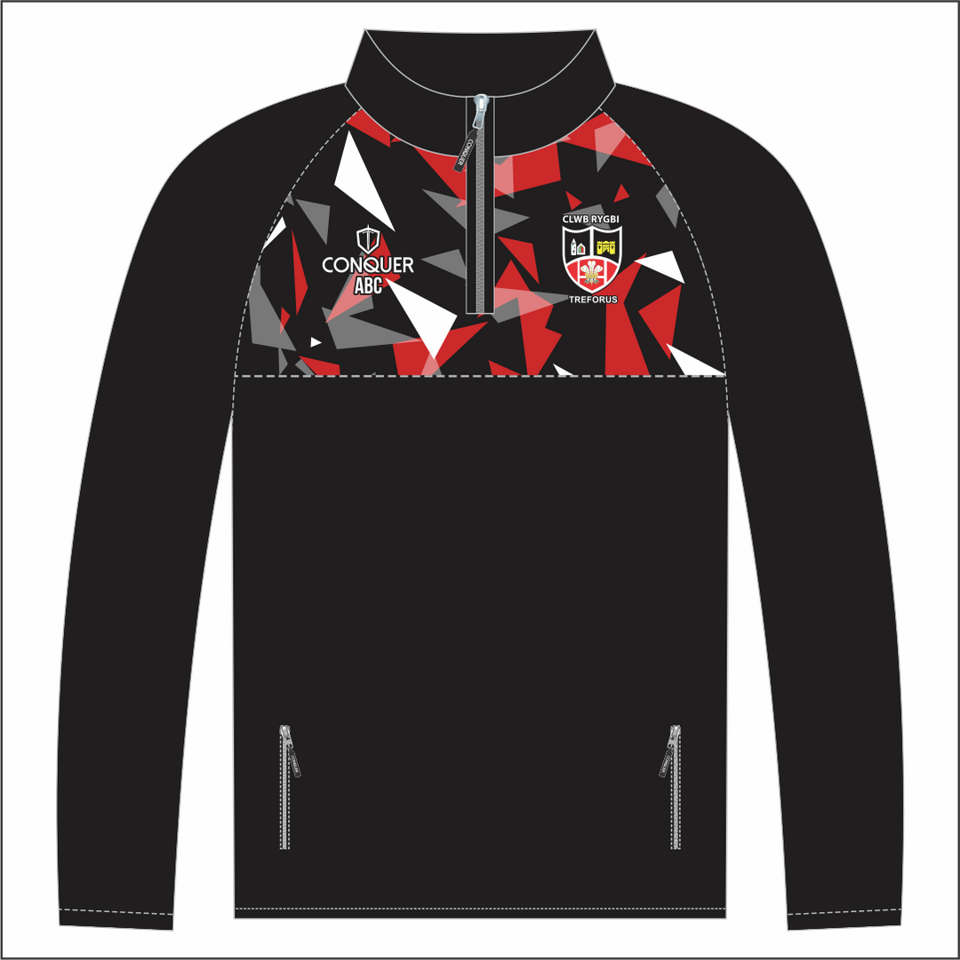 Morriston RFC U7's & U11's 1/4 Zip Midlayer (Kids)