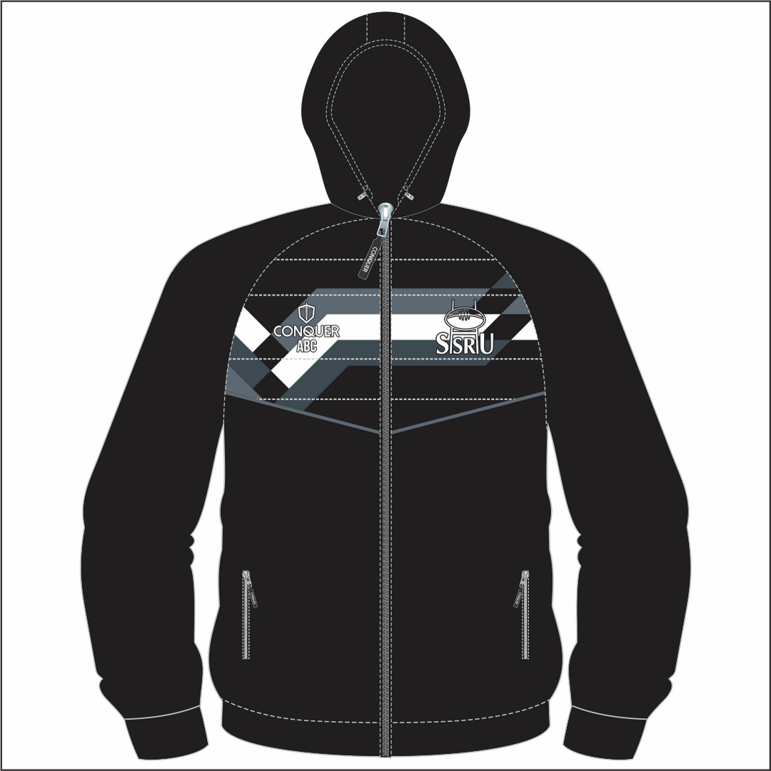 SSRU U16s (Blacks WEST) Full Zip Hybrid Hoodie