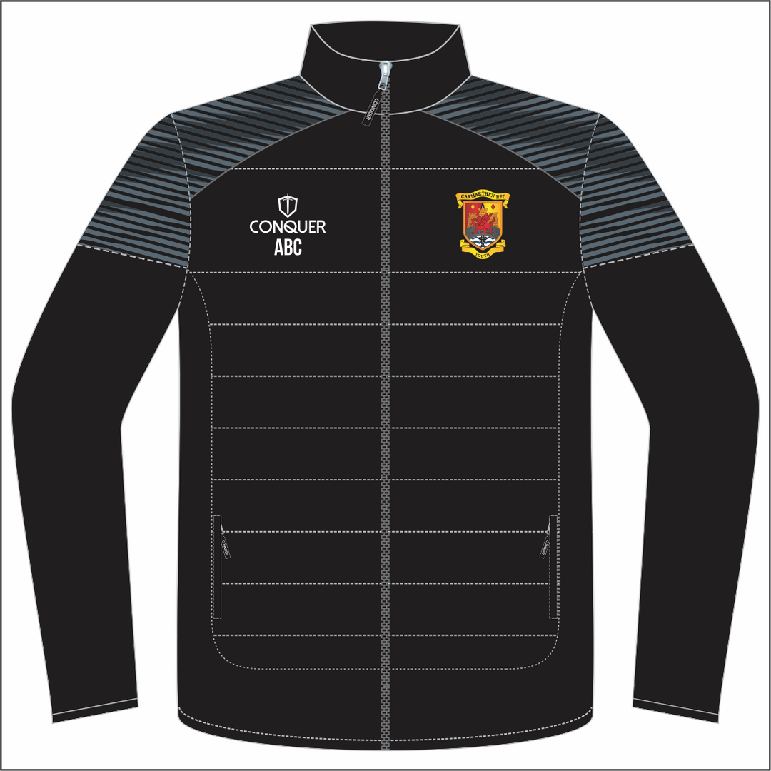 Carmarthen Quins RFC 26/27 Full Zip Hybrid Track Jacket