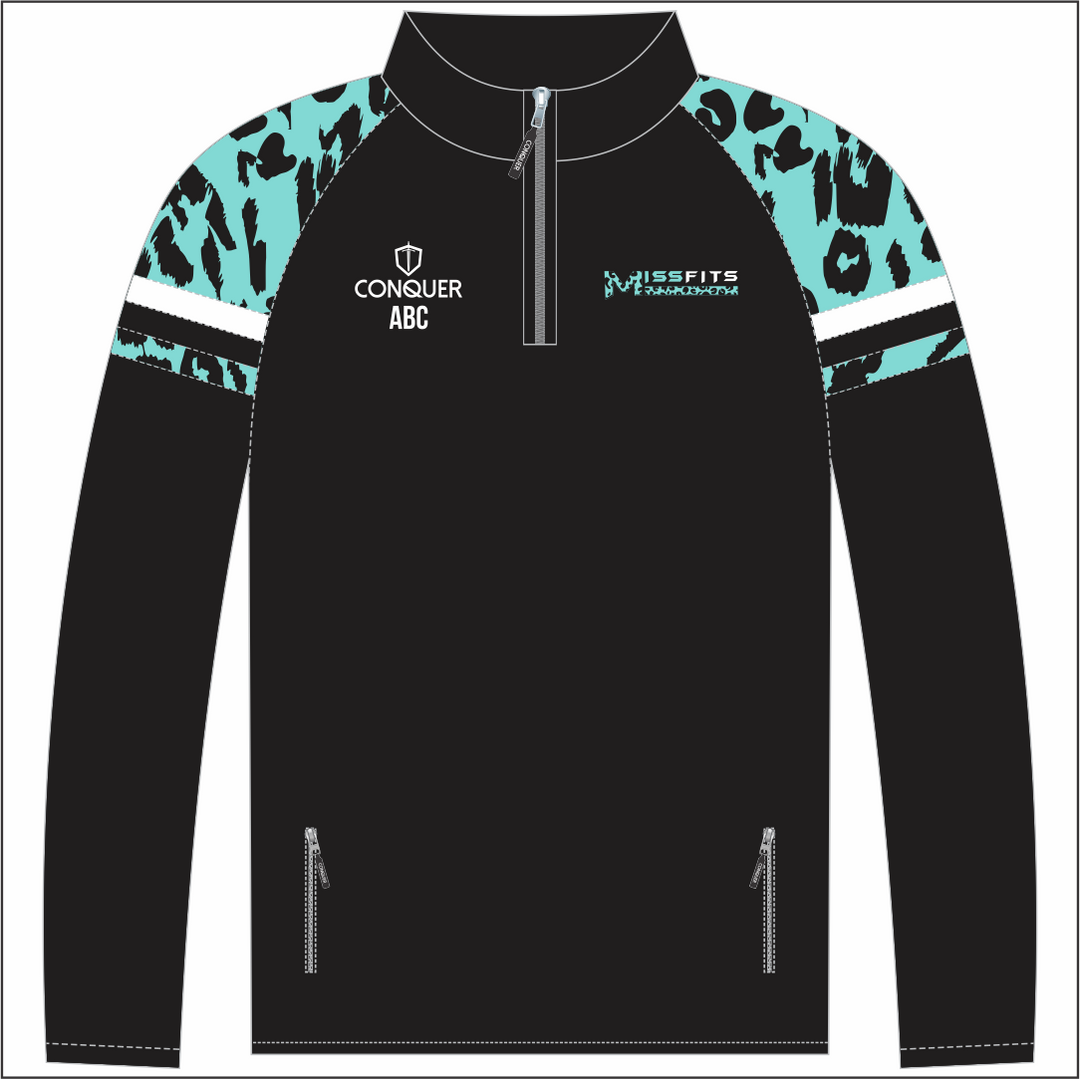 MissFits 1/4 Zip Midlayer Kids