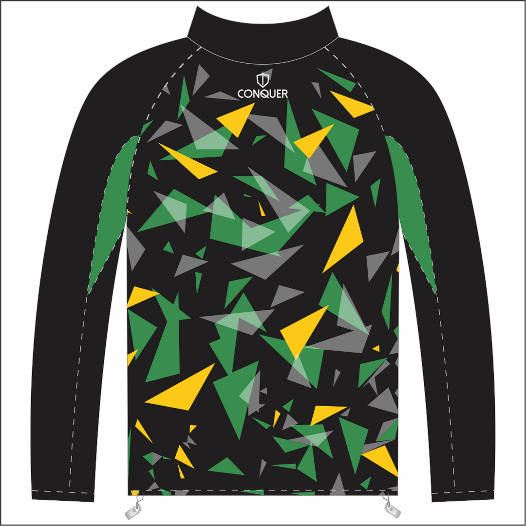 Bedwellty RFC PRO 1/4 Zip Midlayer  Patterned Body