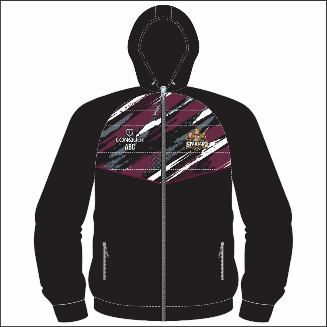 Lampeter Spartans Full Zip Hybrid Hoodie KIDS