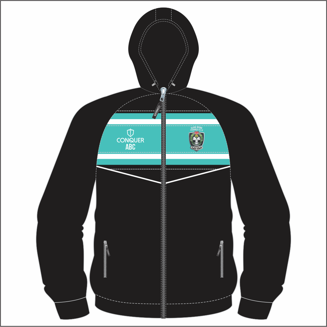 Tycroes Ladies RFC Full Zip Hybrid Hoodie