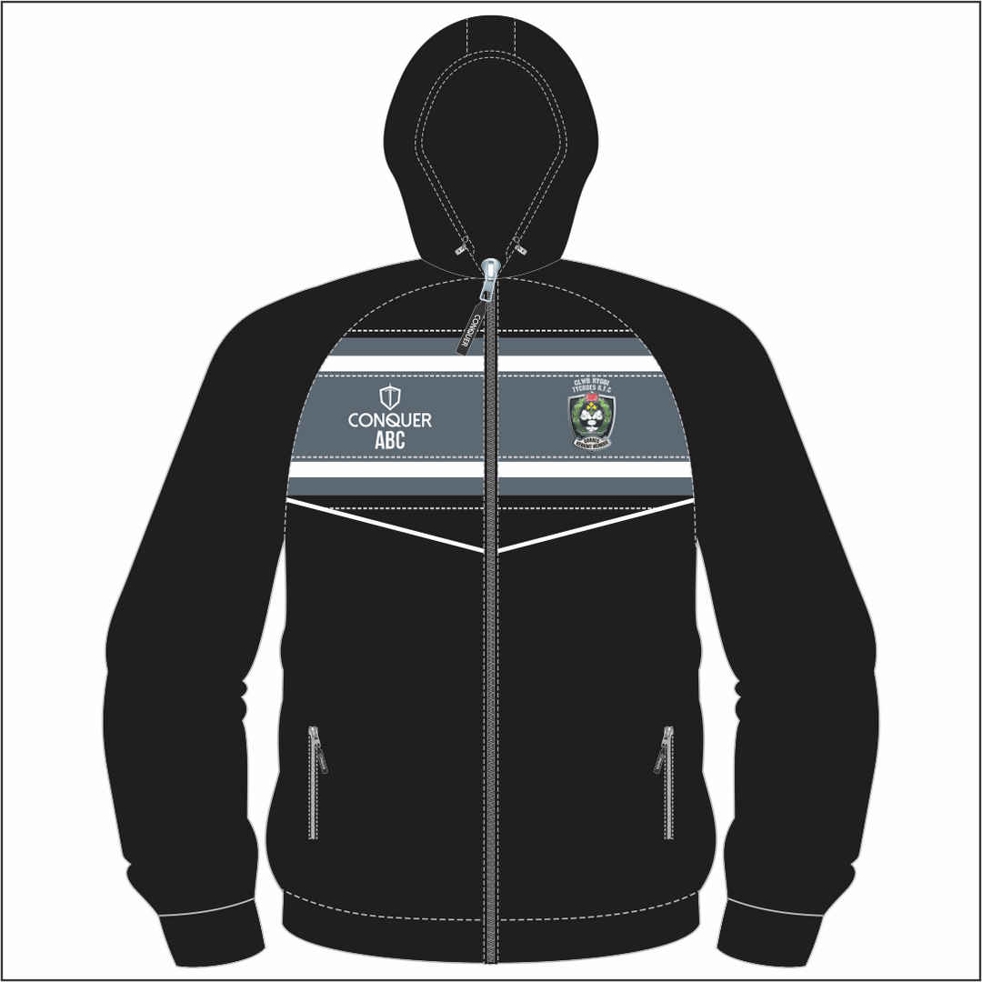 Tycroes RFC Full Zip Hybrid Hoodie KIDS