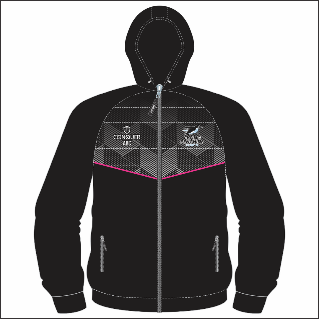Flying Penguins Full Zip Hybrid Hoodie KIDS