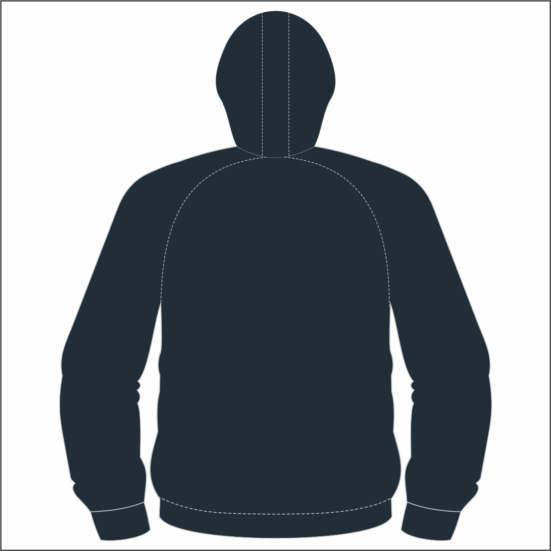SSRU U16s (Whites EAST) Full Zip Hybrid Hoodie KIDS