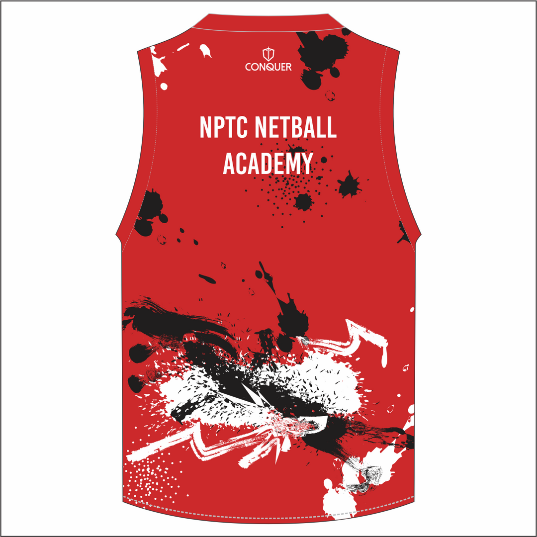 NPTC Netball Academy Sublimated Aussie Vest