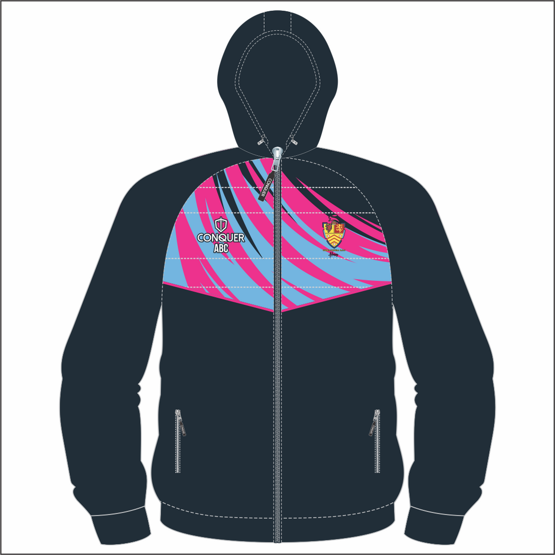 Cwmllynfell RFC LADIES Full Zip Hybrid Hoodie KIDS