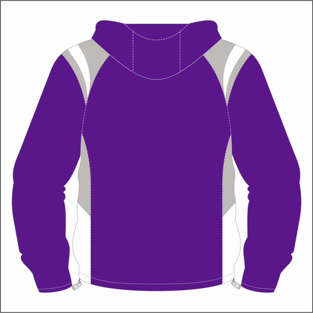 Port Talbot Ladies Bowls Sublimated 1/4 Zip Hooded Windbreaker