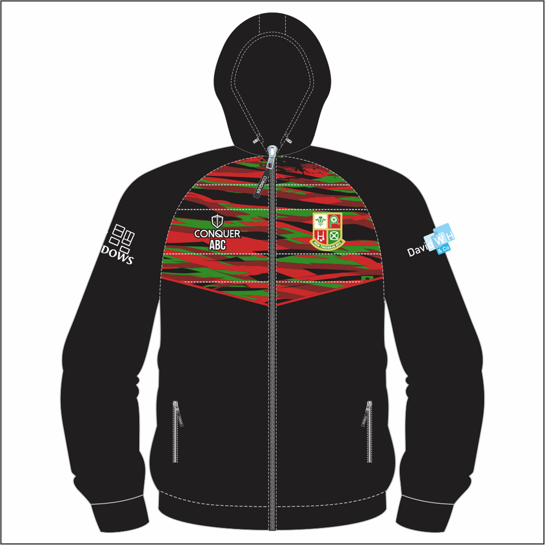 New Tredegar RFC Full Zip Hybrid Hoodie KIDS