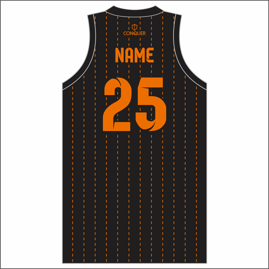 Cheetahs Invitational Sublimated Basketball Vest - Dotted Striped