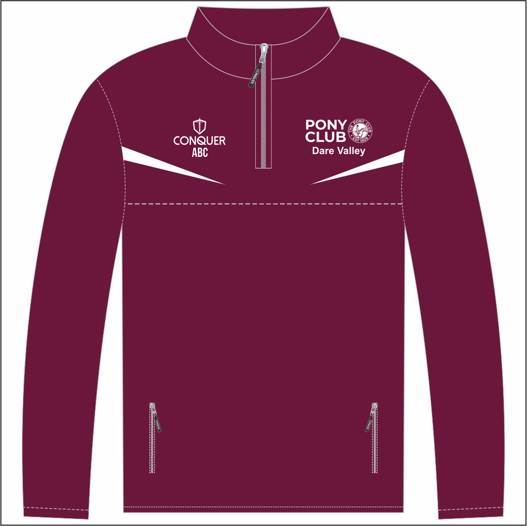 Dare Valley Pony Club 1/4 Zip Midlayer