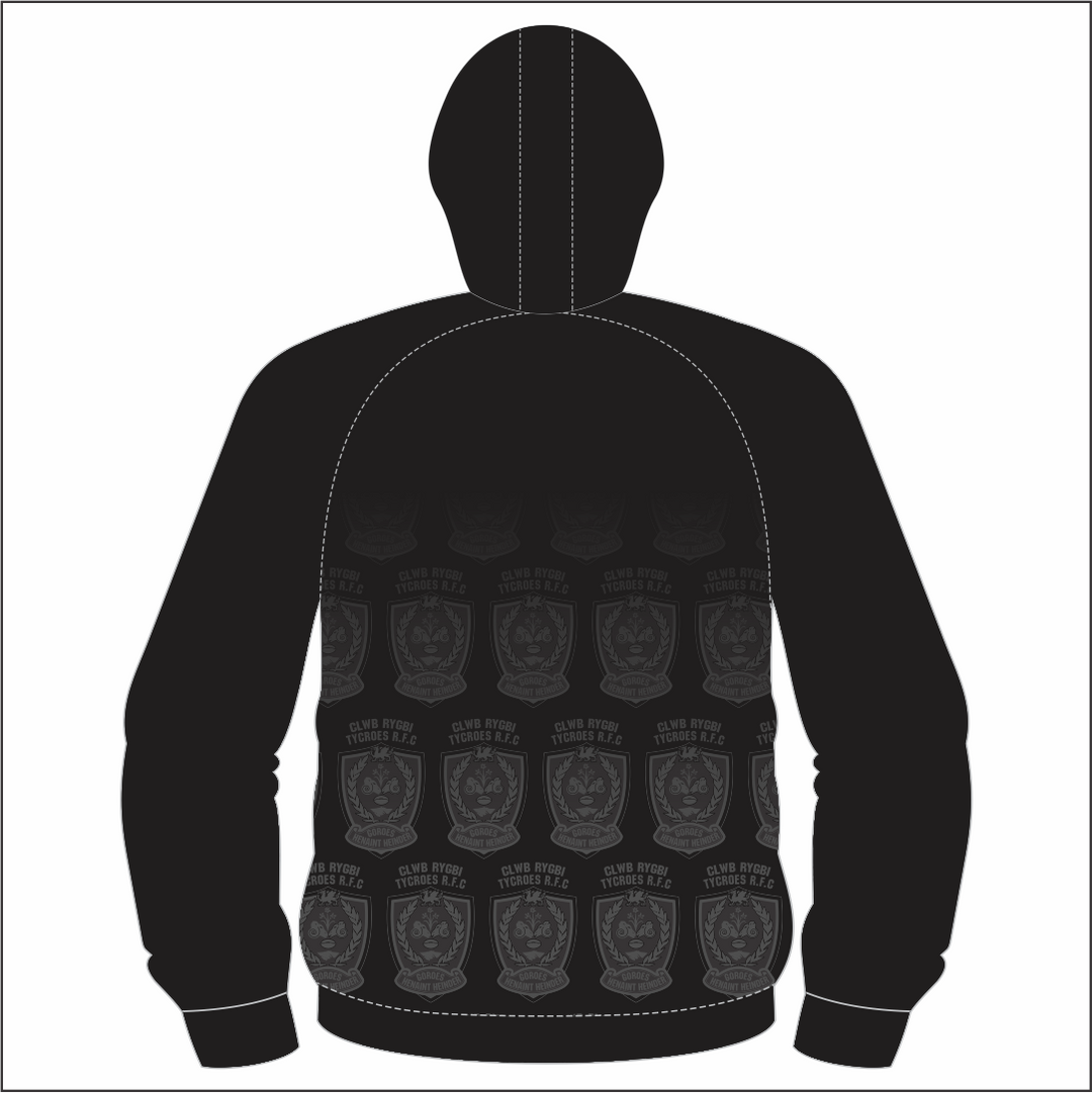 Tycroes Ladies RFC Full Zip Hybrid Hoodie