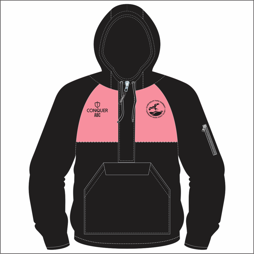 Garnant Golf 1/4 Zip Hooded Windbreaker KIDS