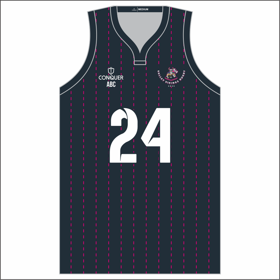 Valley Vikings Rugby Sublimated Basketball Vest