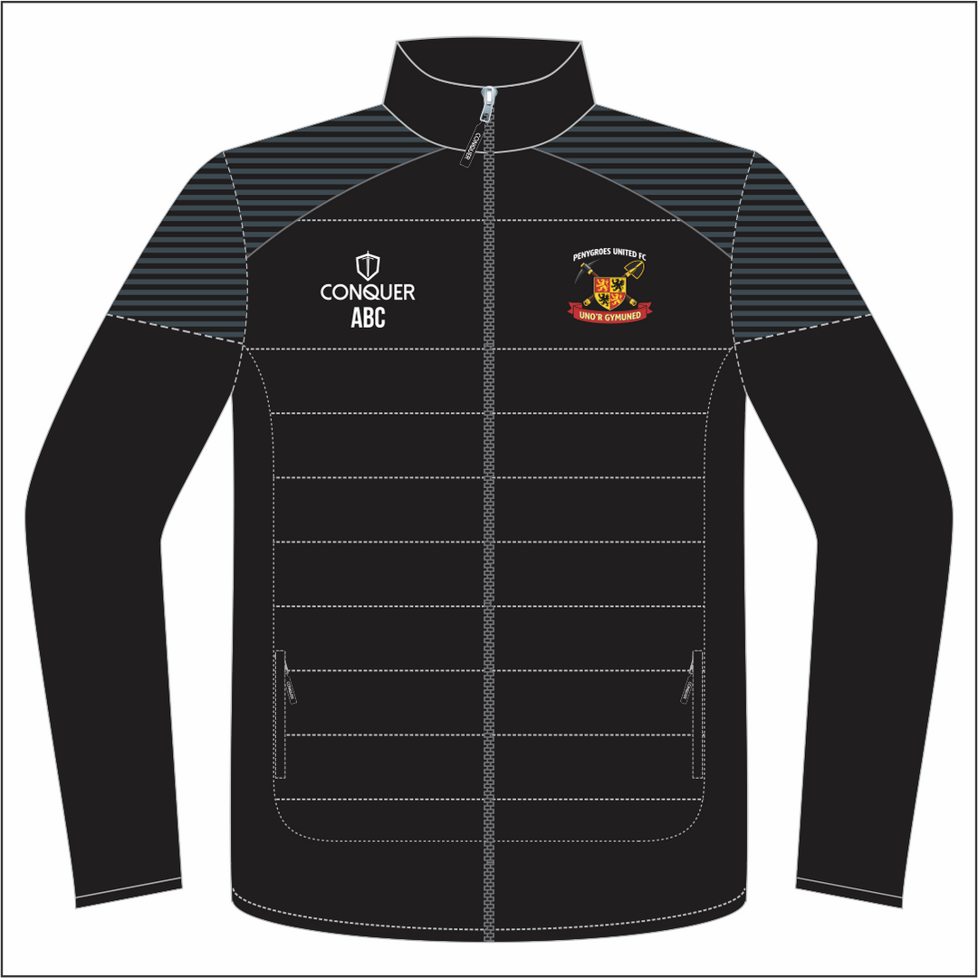Penygroes FC Full Zip Hybrid Track Jacket