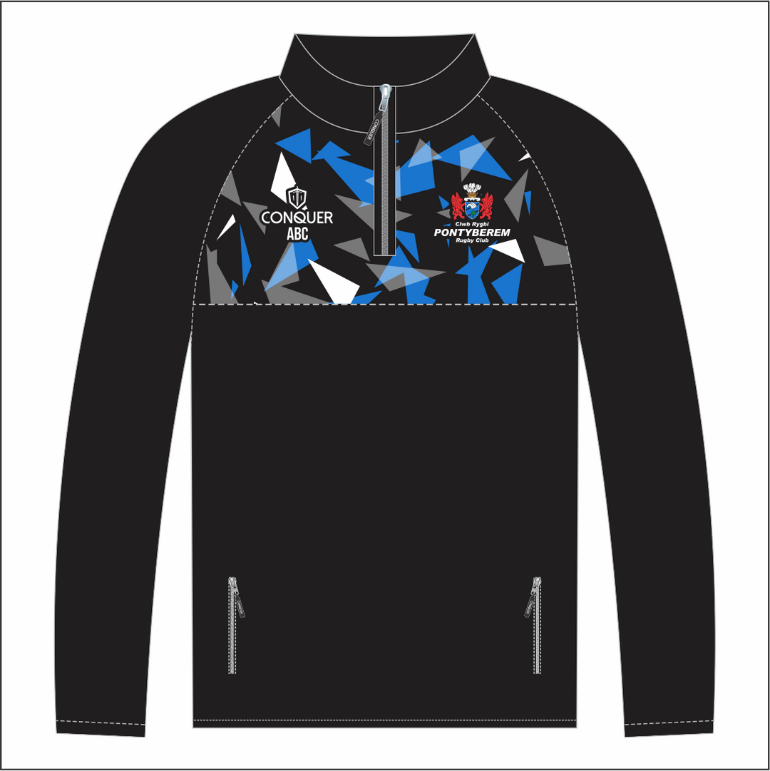Pontyberem RFC 1/4 Zip Midlayer (Kids)