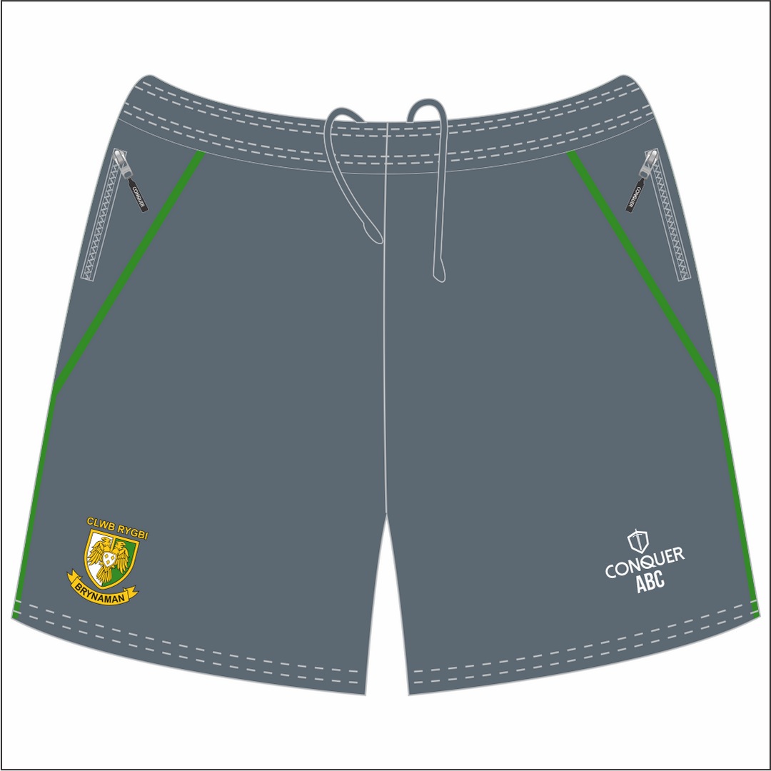 Brynamman RFC Grey Travel Shorts Kids