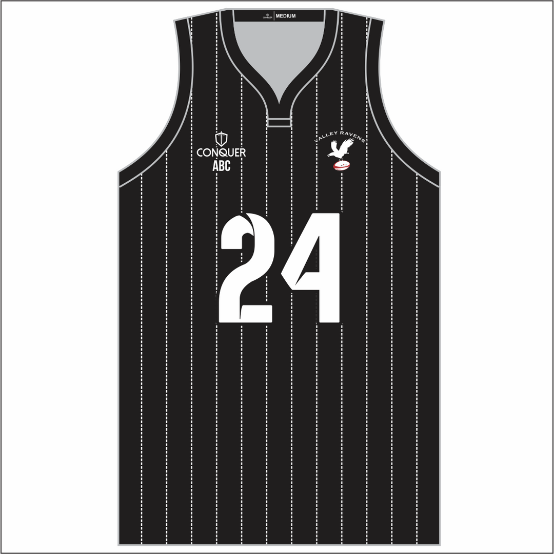 Valley Ravens RFC Sublimated Basketball Vest