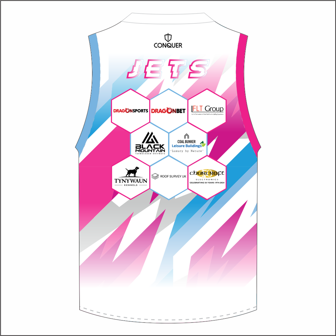West Wales Jets White Aussie Vest Kids