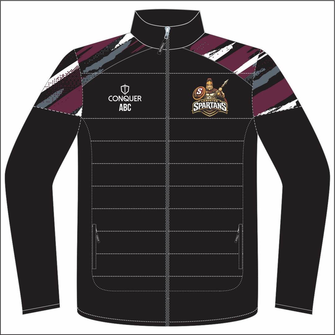 Lampeter Spartans Full Zip Hybrid Track Jacket