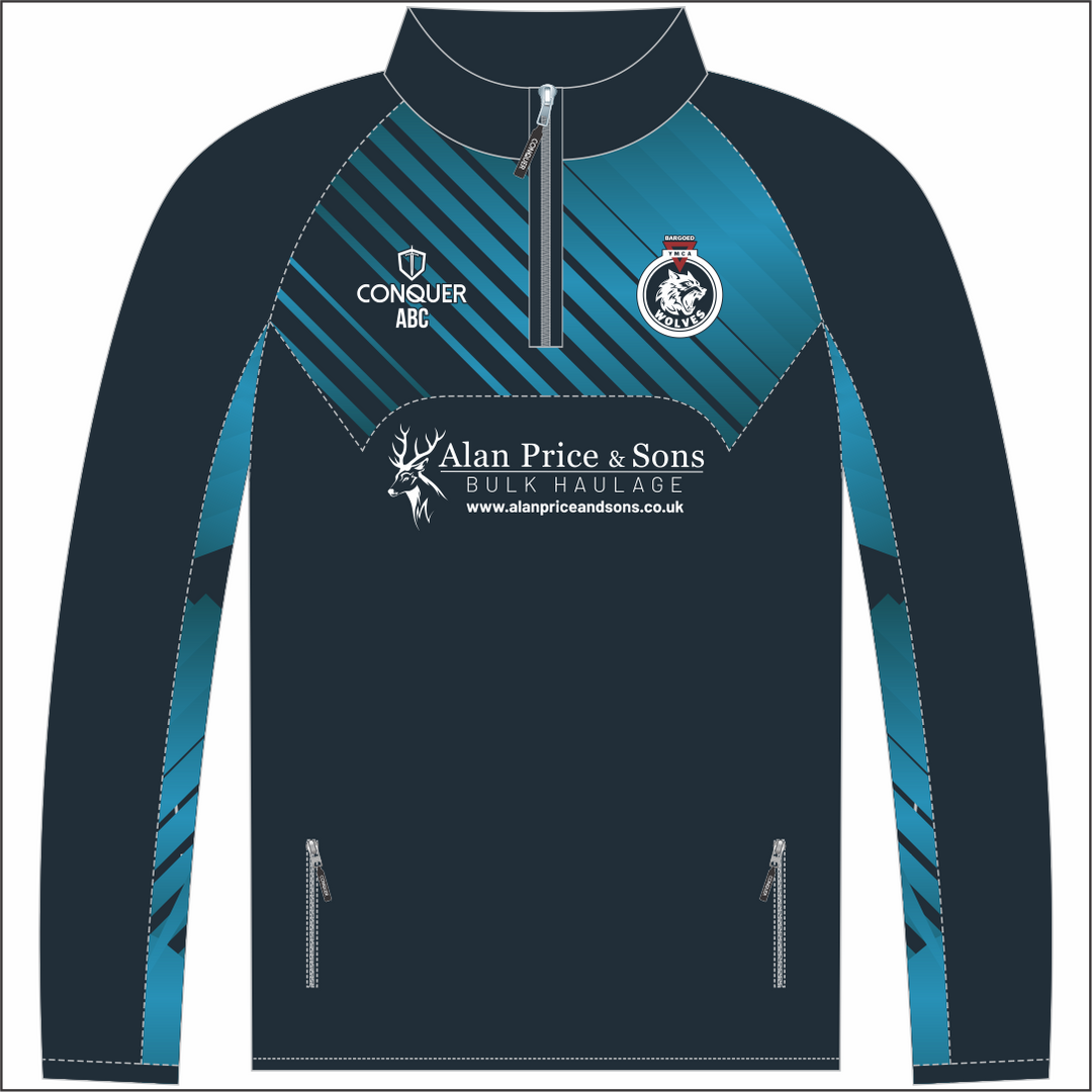 Bargoed YMCA 1/4 Zip Midlayer (Kids)