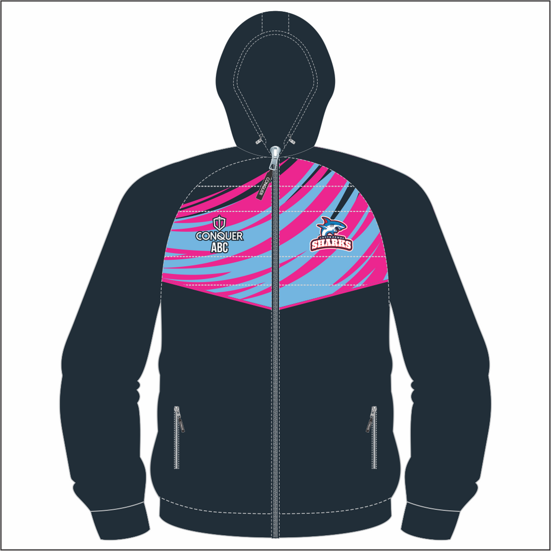 South Pembs Sharks Full Zip Hybrid Hoodie