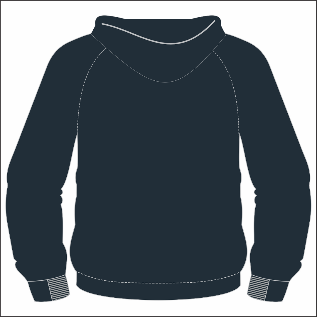 Cwmllynfell RFC Touch Ladies 1/4 Zip Hoodie Kids