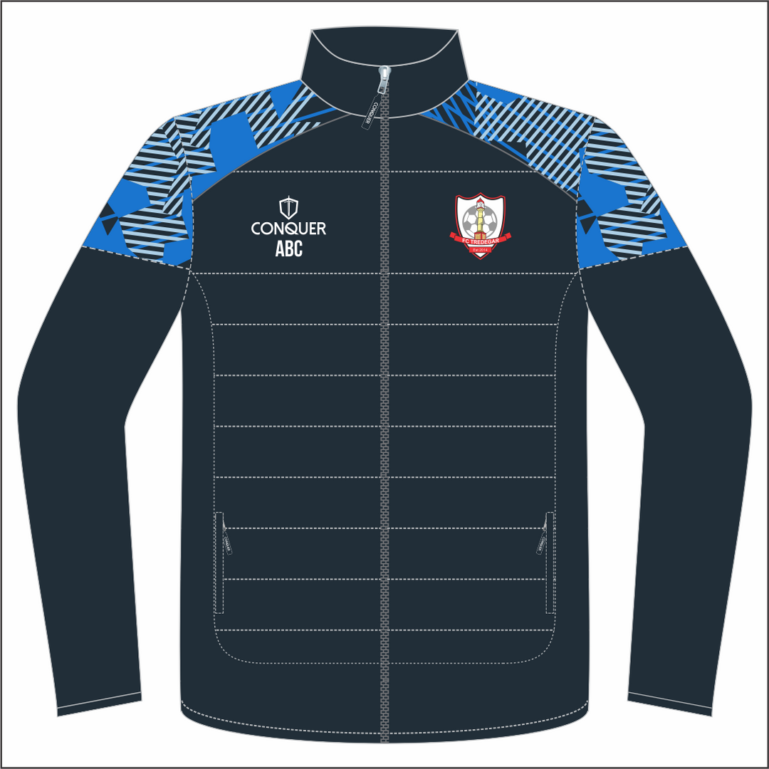 FC Tredegar Minis & Juniors Full Zip Hybrid Track Jacket KIDS