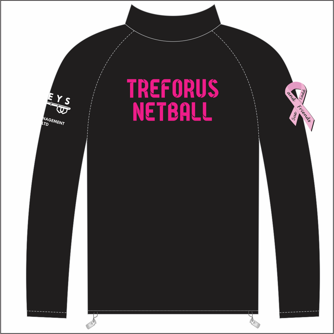Treforus Netball 1/4 Zip Midlayer