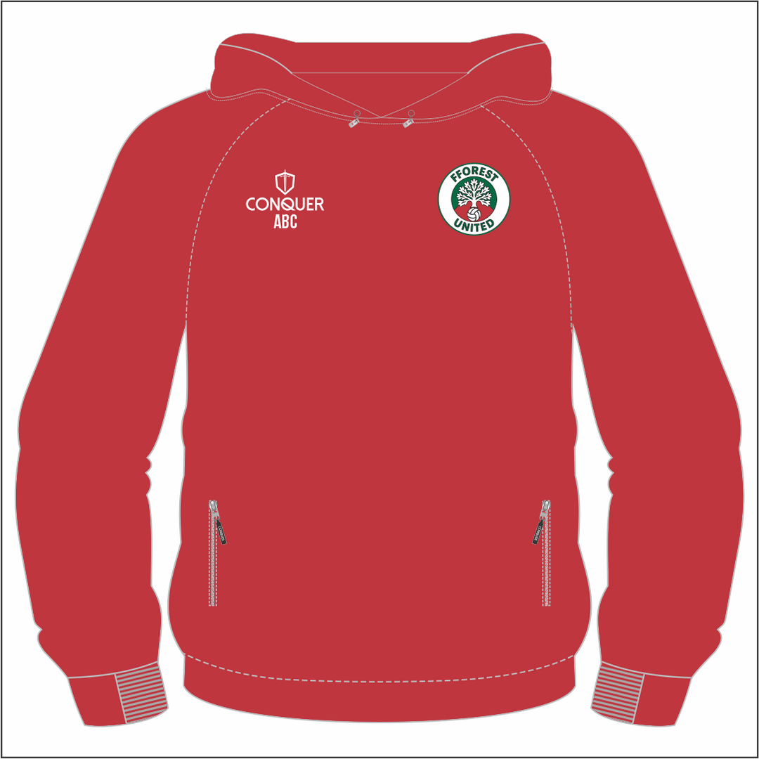 Fforest United Hoodie KIDS - Red