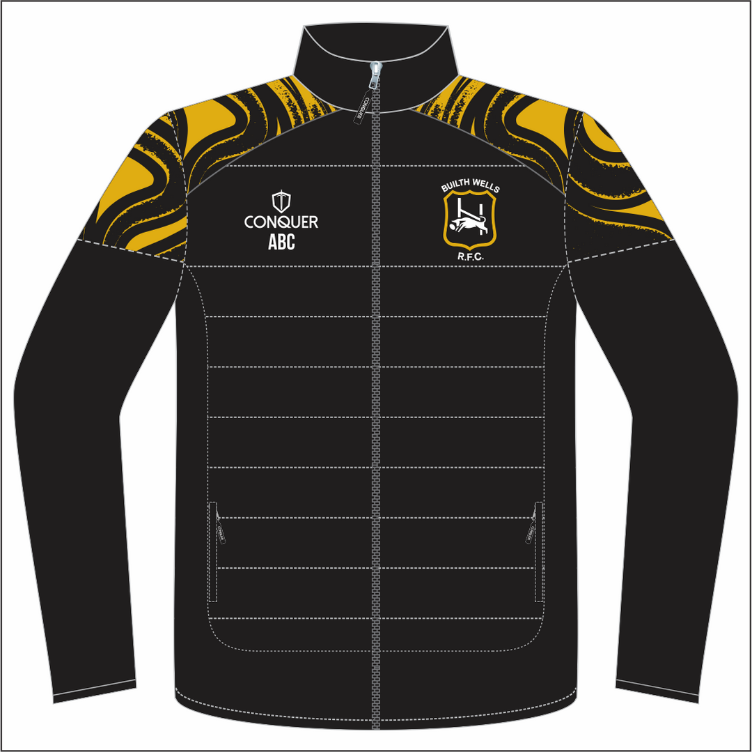 Builth Wells RFC Full Zip Hybrid Track Jacket KIDS - 26/27